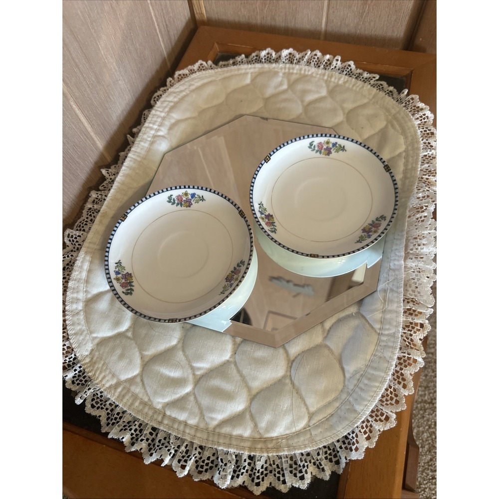 Noritake Sheridan Pattern‎ # 69533 2 Saucers Only 5 1/2"